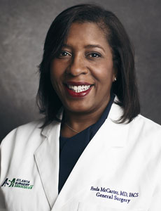 Freda D. McCarter, MD, FACS, surgeon at Atlanta Surgery Associates, LLC
